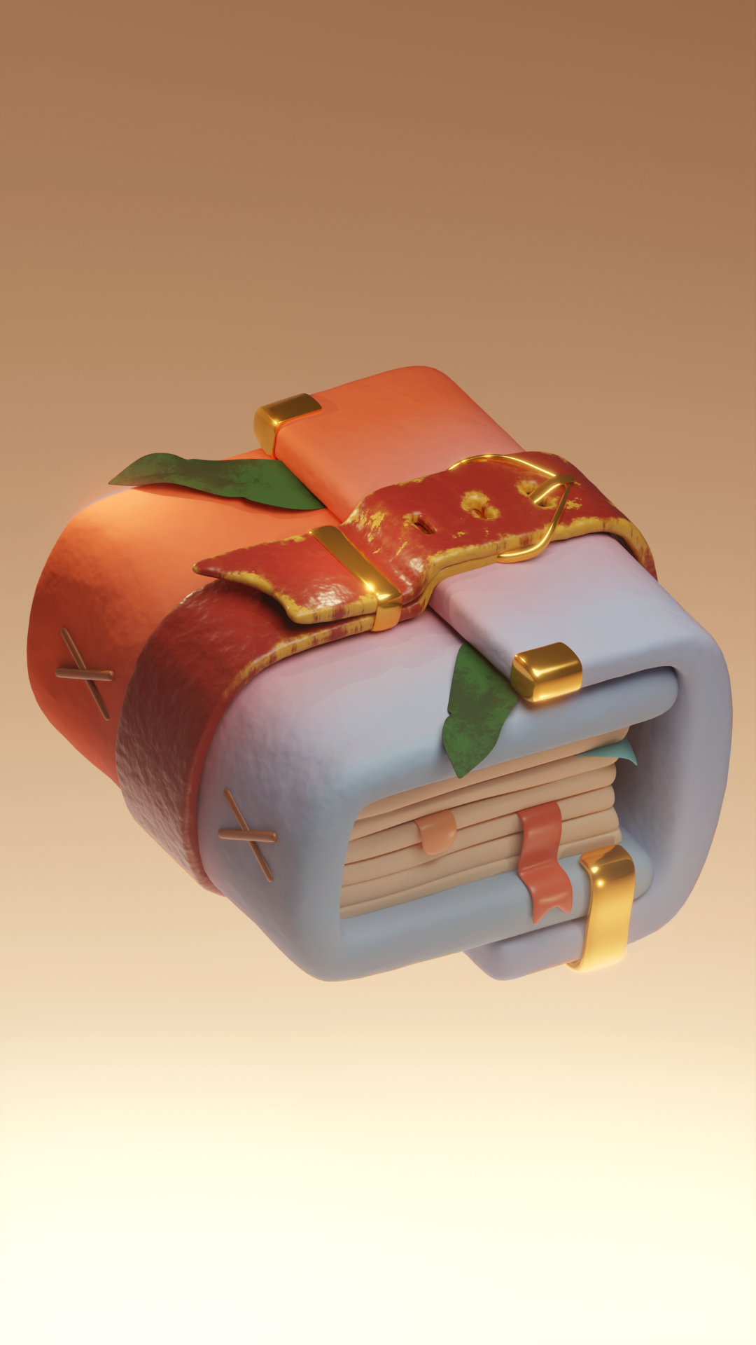 3D magic book render